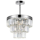 CWI Lighting Canada - 9969P18-5-601 - Five Light Chandelier - Weiss - Chrome