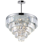 CWI Lighting Canada - 9969P24-12-601 - 12 Light Chandelier - Weiss - Chrome