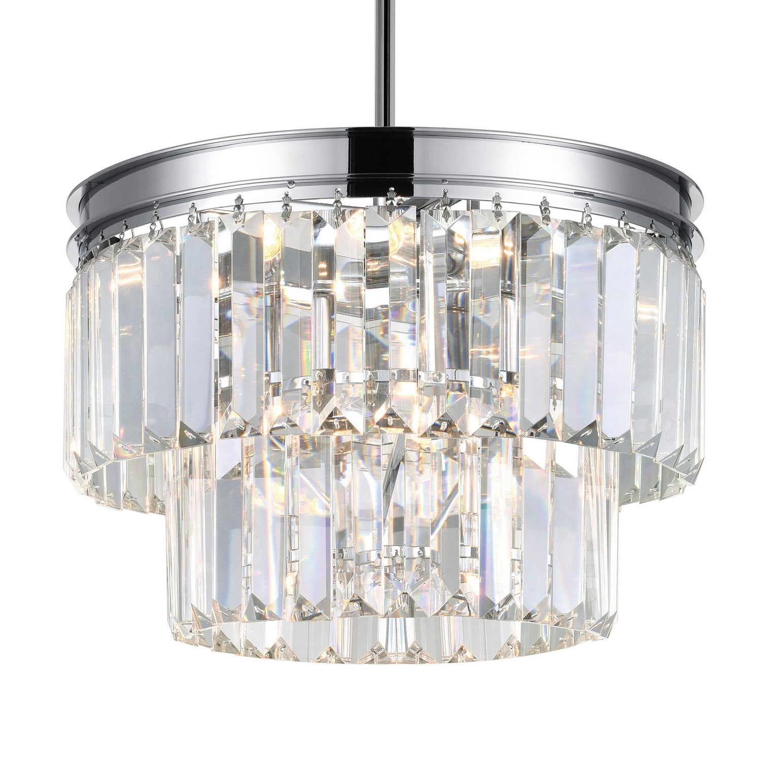 CWI Lighting Canada - 9969P8-5-601 - Five Light Mini Chandelier - Weiss - Chrome