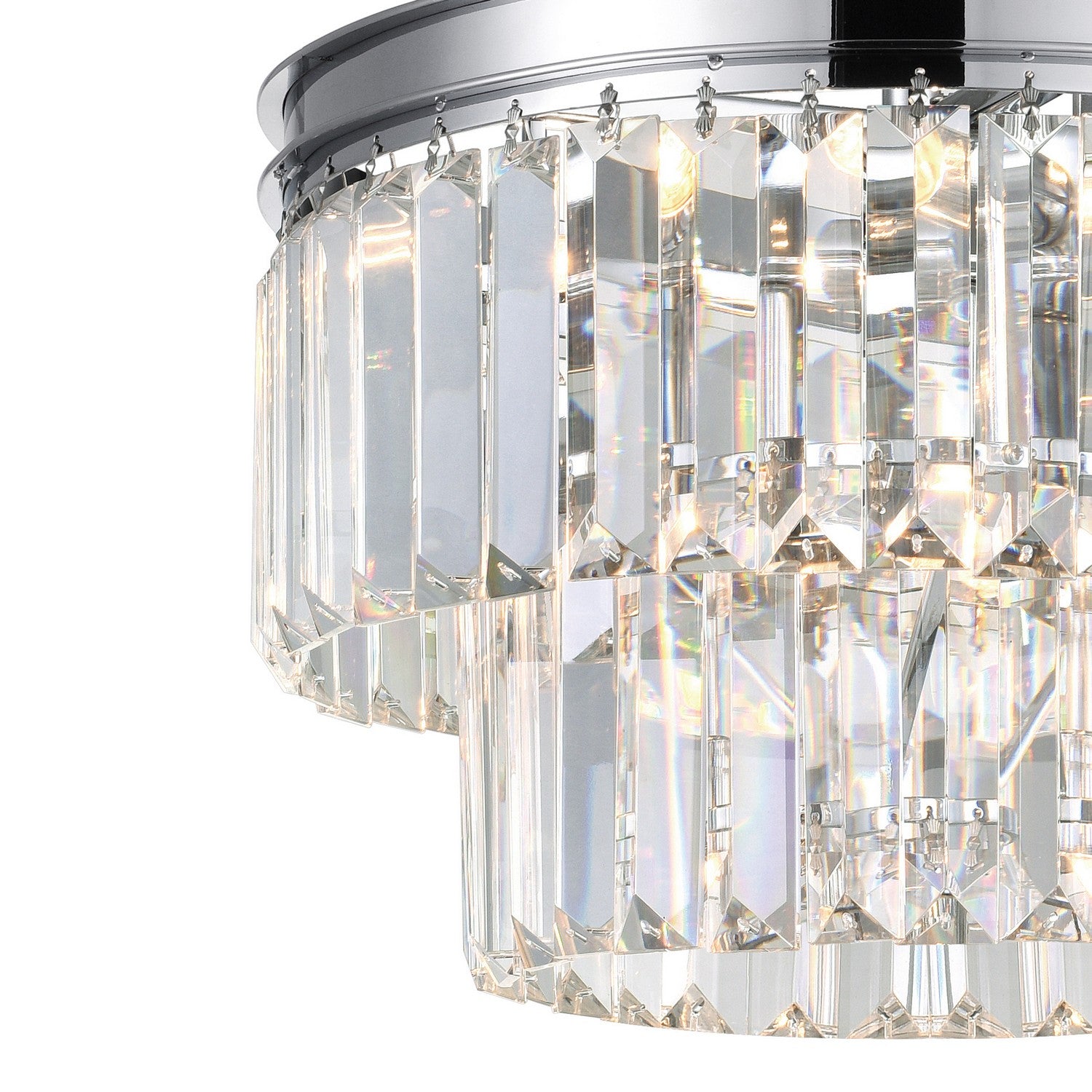 CWI Lighting Canada - 9969P8-5-601 - Five Light Mini Chandelier - Weiss - Chrome