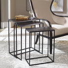 Uttermost - 25040 - Tables gigognes, lot de 3 - Coreene - Bronze antique
