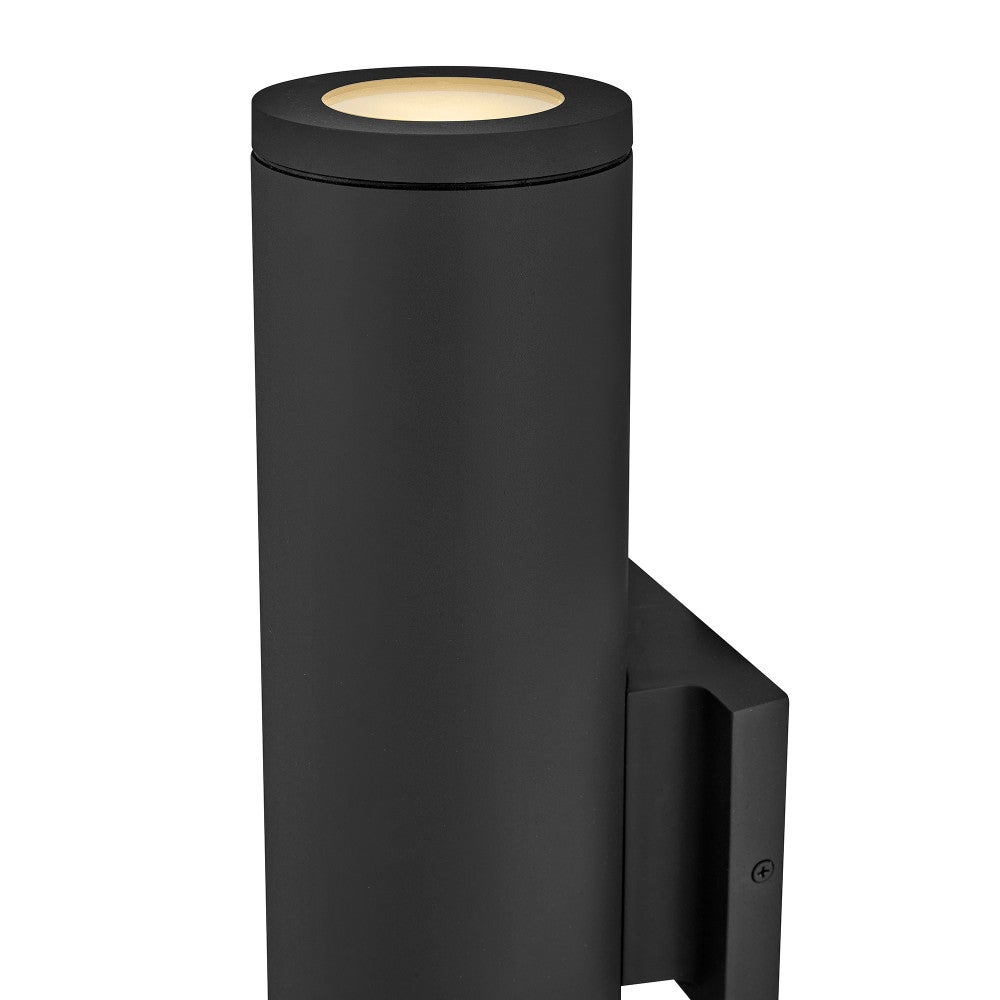 Luminaire Hinkley Lighting 13598BK-LL Silo LED Up/Down Murale en noir