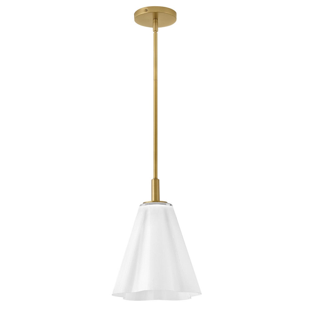 Alouette 83717LCB Miel festonné Suspension en laiton laqué