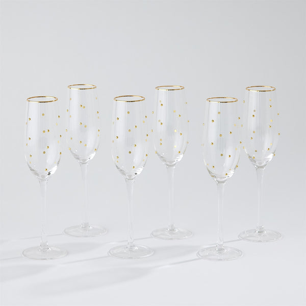 Coupes à champagne de célébration