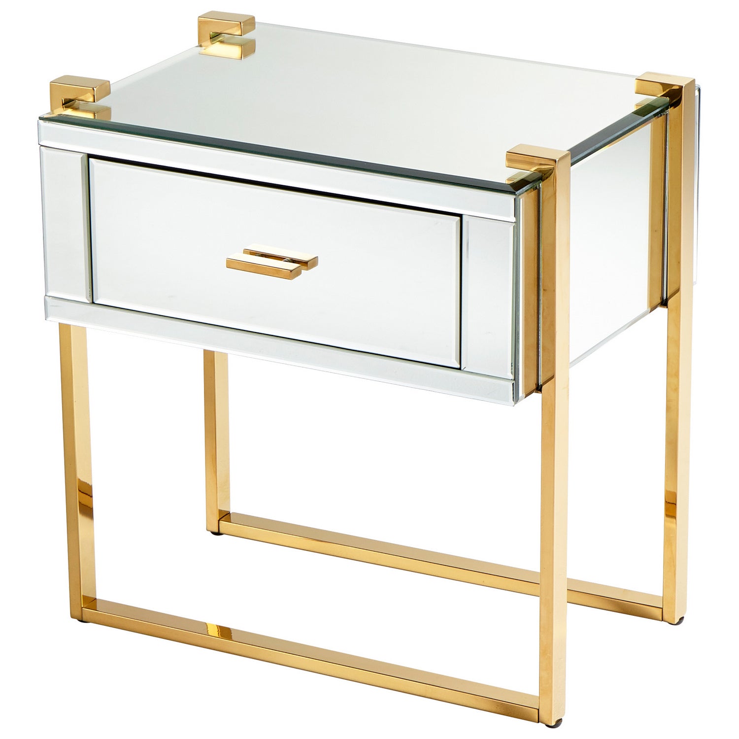 Cyan Canada - 08729 - Side Table - St. Clair - Aged Brass