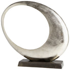 Cyan Canada - 08898 - Sculpture - Clairement à travers - Nickel brut