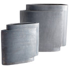 Cyan Canada - 08957 - Vase - Un cran au-dessus - Zinc