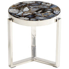 Cyan Canada - 08985 - Table d'appoint - Geodance - Nickel
