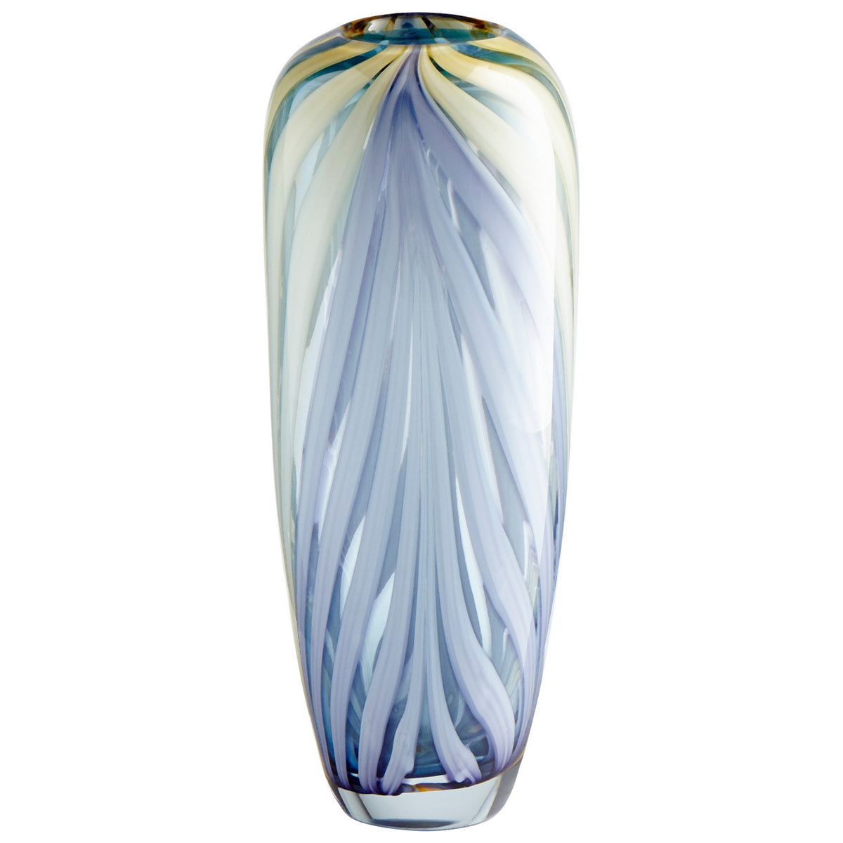 Cyan Canada - 09179 - Vase - Rhythm - Purple And Yellow