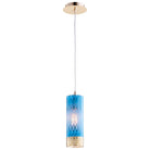 Cyan Canada - 09241 - Une lumière Suspension - Kaska - Or