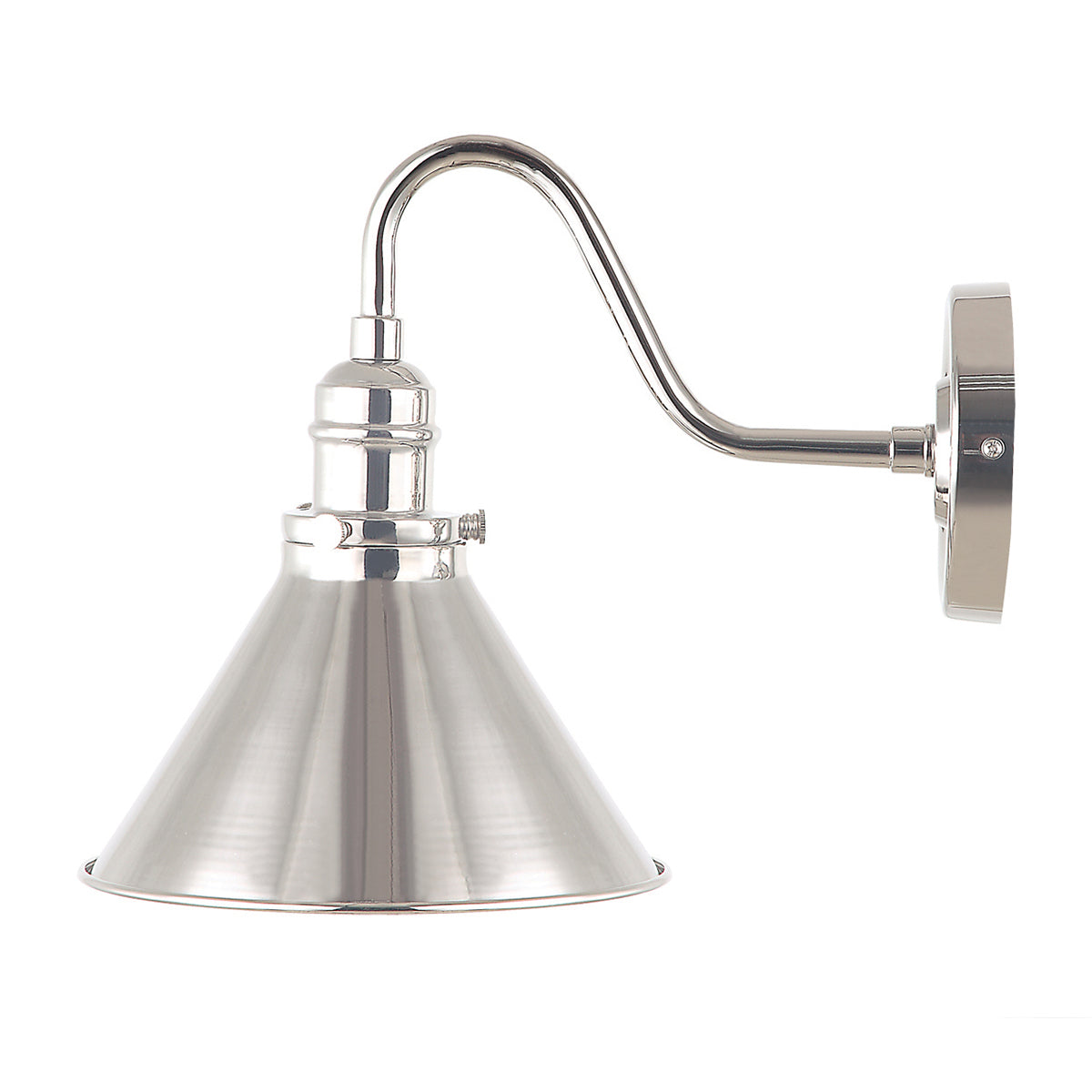 Lucas + McKearn - EL/PV1 PN - One Light Wall Sconce - Provence - Polished Nickel