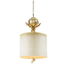Lucas + McKearn - PD1184 - One Light Pendant - Trellis - Putty Patina/Silver Leaf