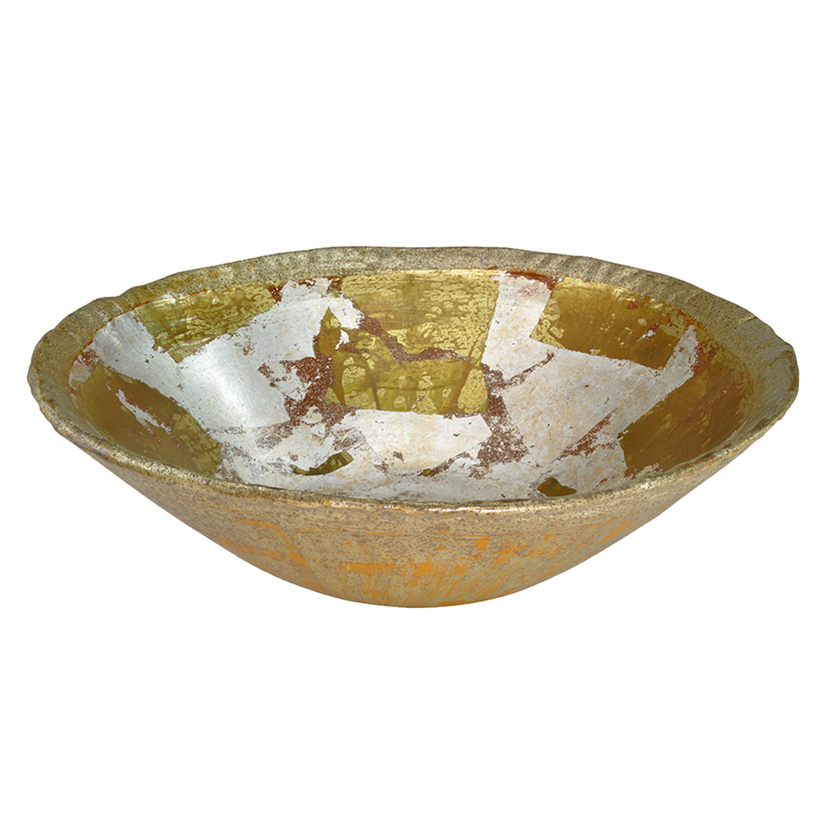 Lucas + McKearn - SI1123 - Bowl - Olivier - Gold/Silver Leaf