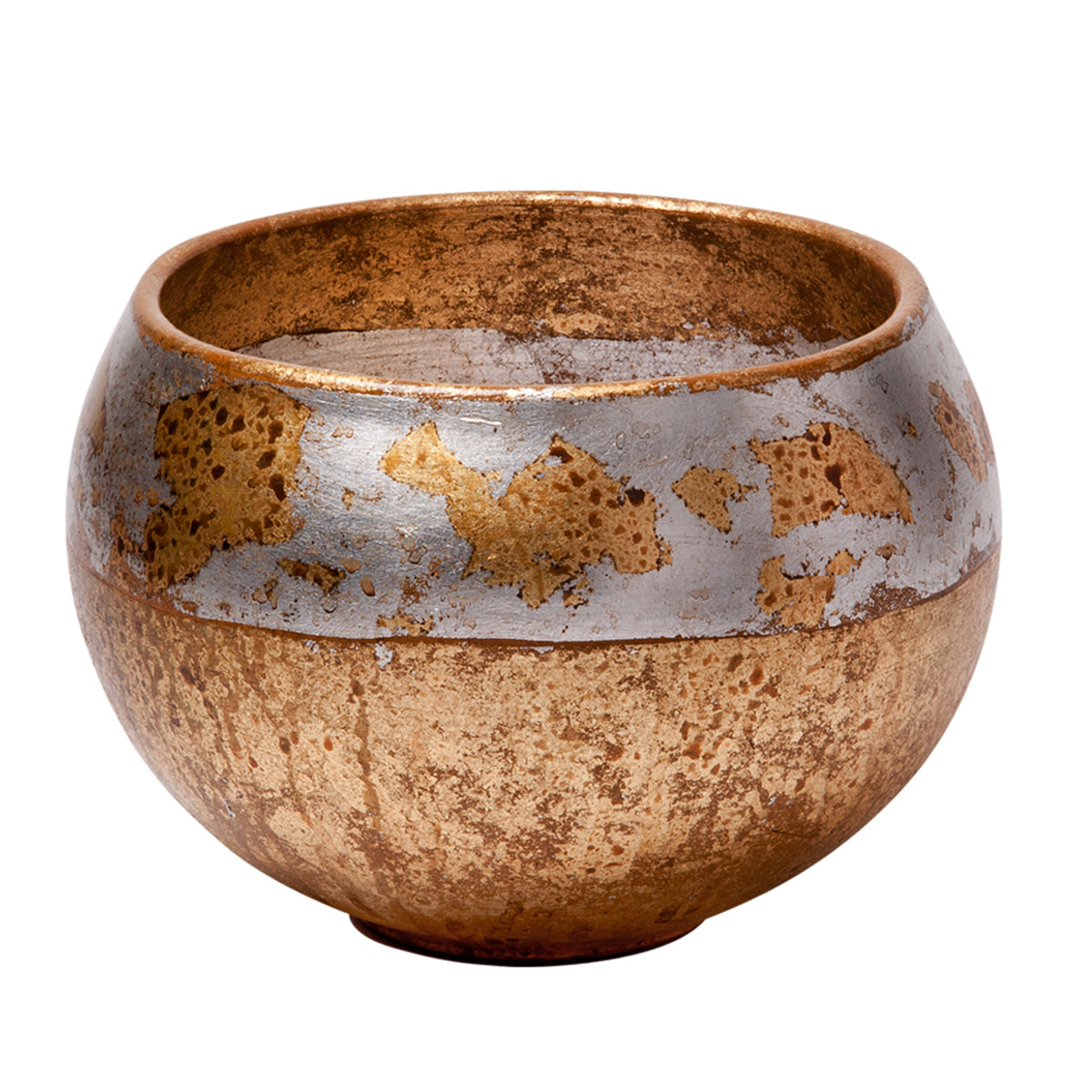 Lucas + McKearn - SI-B1208 - Bowl - Addie - Gold/Silver Leaf