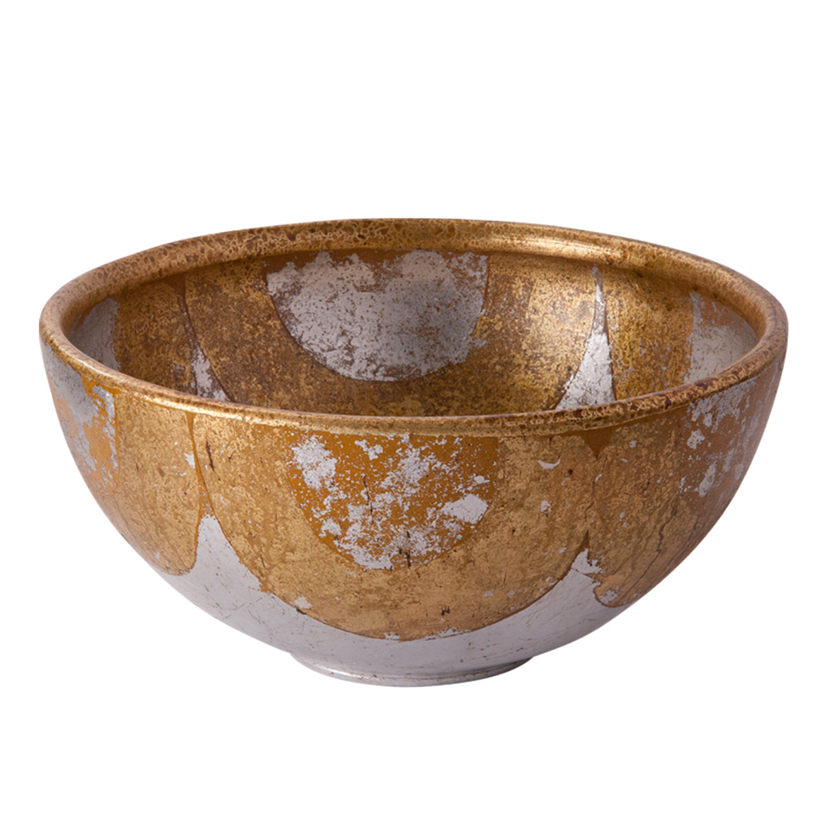 Lucas + McKearn - SI-B1209 - Bowl - Bella Chase - Gold/Silver Leaf