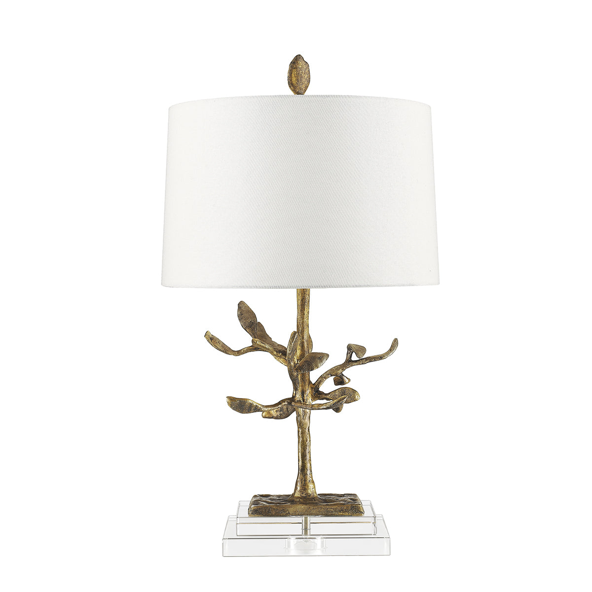 Lucas + McKearn - TLM-1033 - One Light Buffet Lamp - Audubon - Distressed Gold Cast Metal