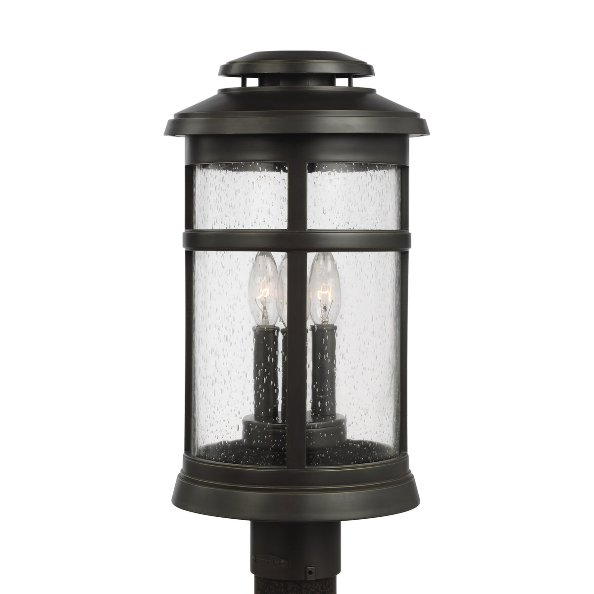 Visual Comfort Studio Canada - OL14307ANBZ - Three Light Outdoor Post Lantern - Newport - Antique Bronze