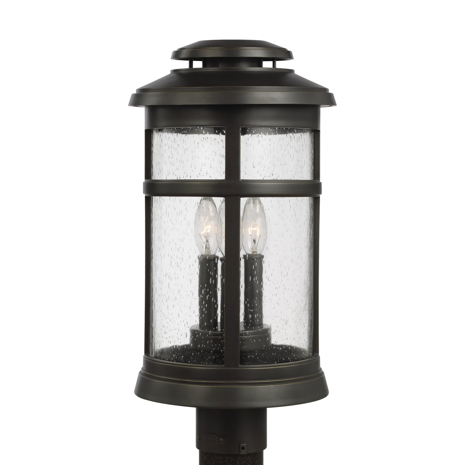 Visual Comfort Studio Canada - OL14307ANBZ - Three Light Outdoor Post Lantern - Newport - Antique Bronze