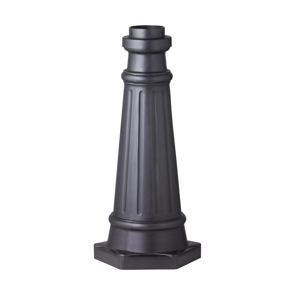 Generation Lighting Canada - POSTBASE-ANBZ - Post Mount Base - Outdoor Post Base - Antique Bronze