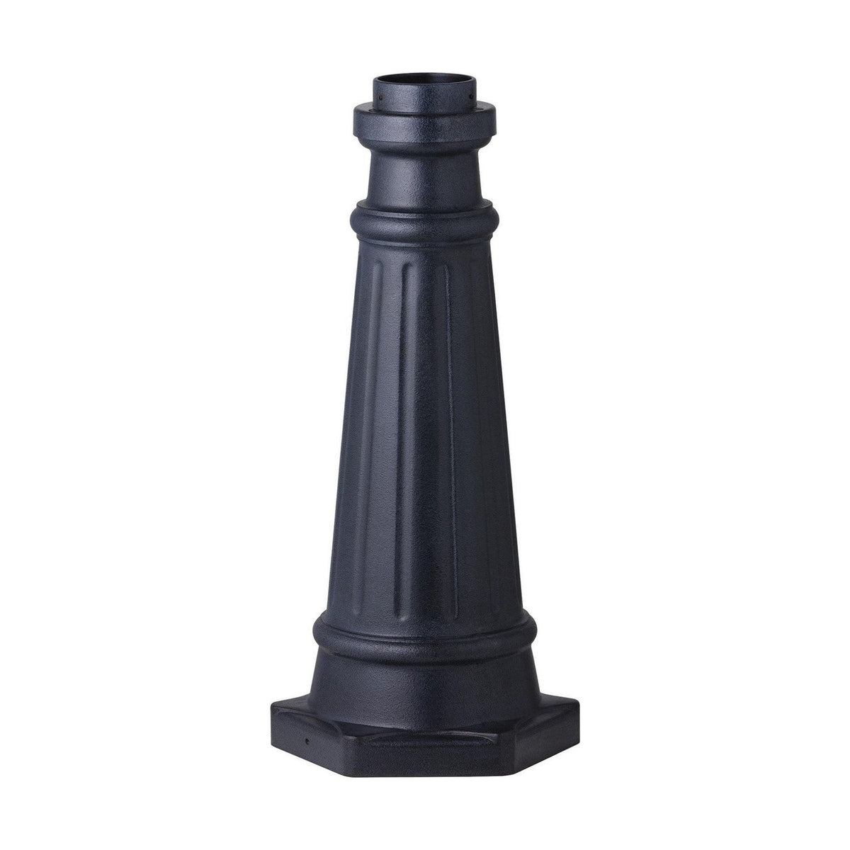 Generation Lighting Canada - POSTBASE-DWZ - Post Mount Base - Outdoor Post Base - Dark Weathered Zinc