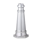 Generation Lighting Canada - POSTBASE-PBS - Post Mount Base - Outdoor Post Base - Painted Brushed Steel