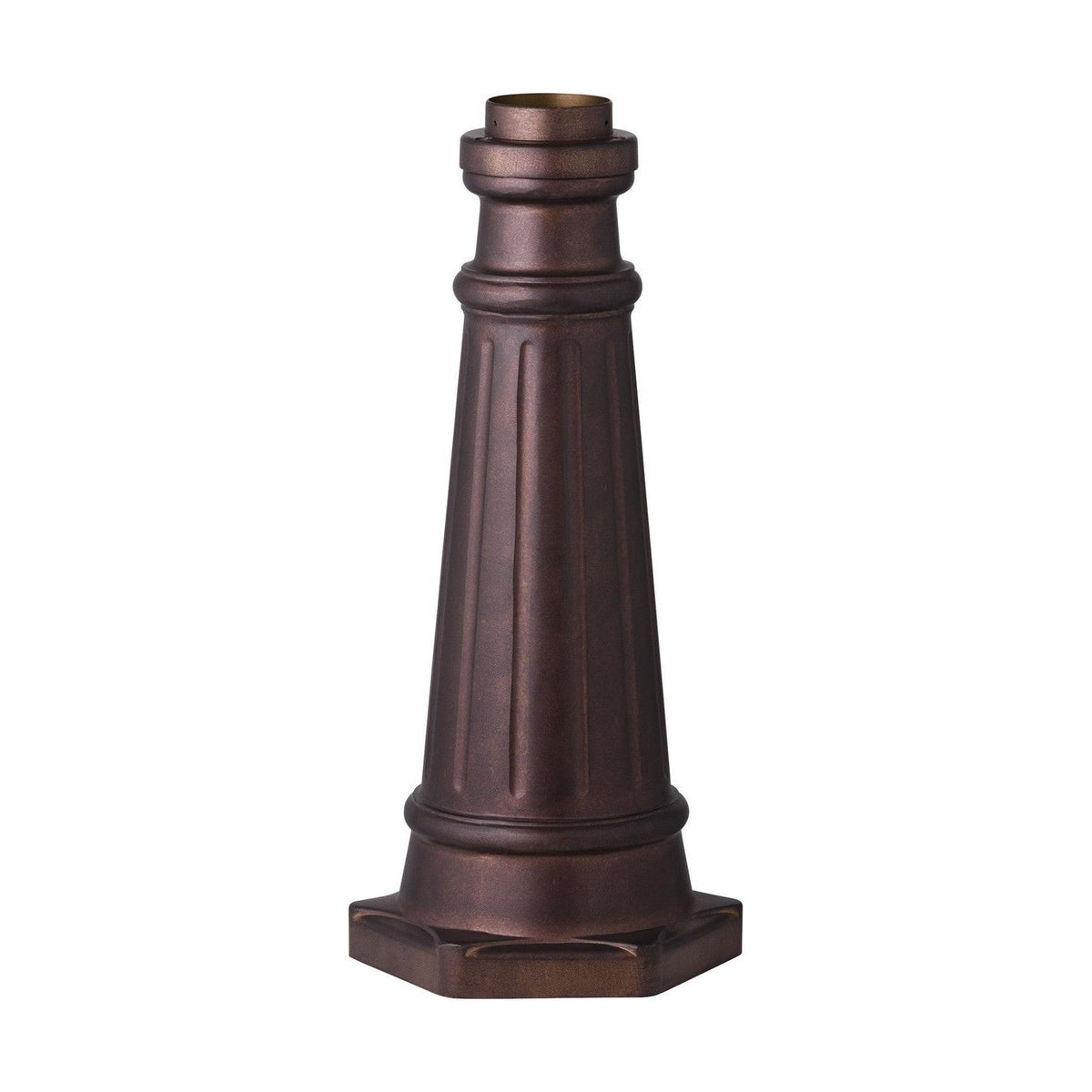 Generation Lighting Canada - POSTBASE-PTBZ - Post Mount Base - Outdoor Post Base - Patina Bronze