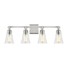 Visual Comfort Studio Canada - VS24704SN - Four Light Vanity - Monterro - Satin Nickel