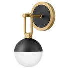 Meuble-lavabo Bowie 54560LCB-BK de Hinkley Lighting, en laiton laqué avec accents noirs
