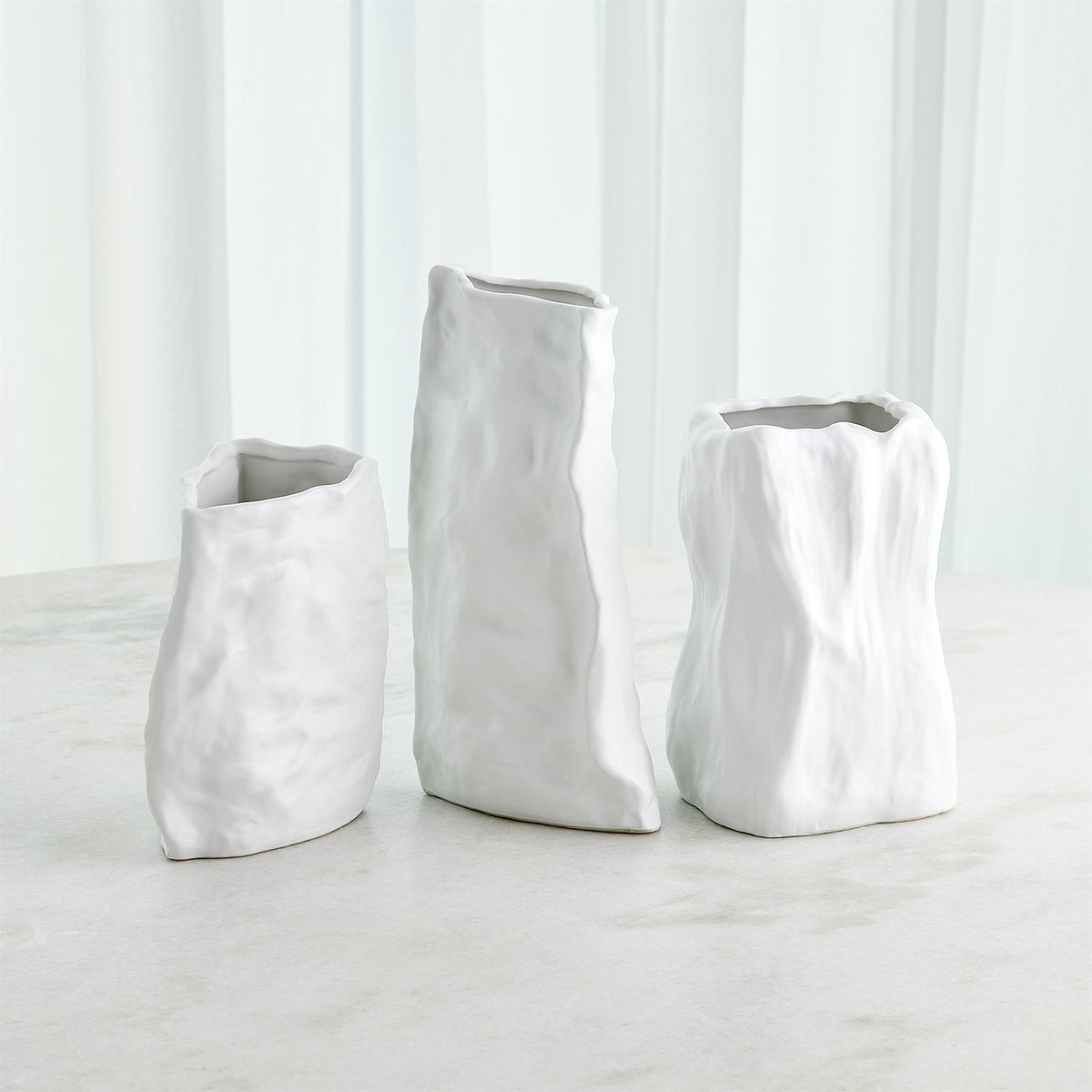 Crumpled Vases