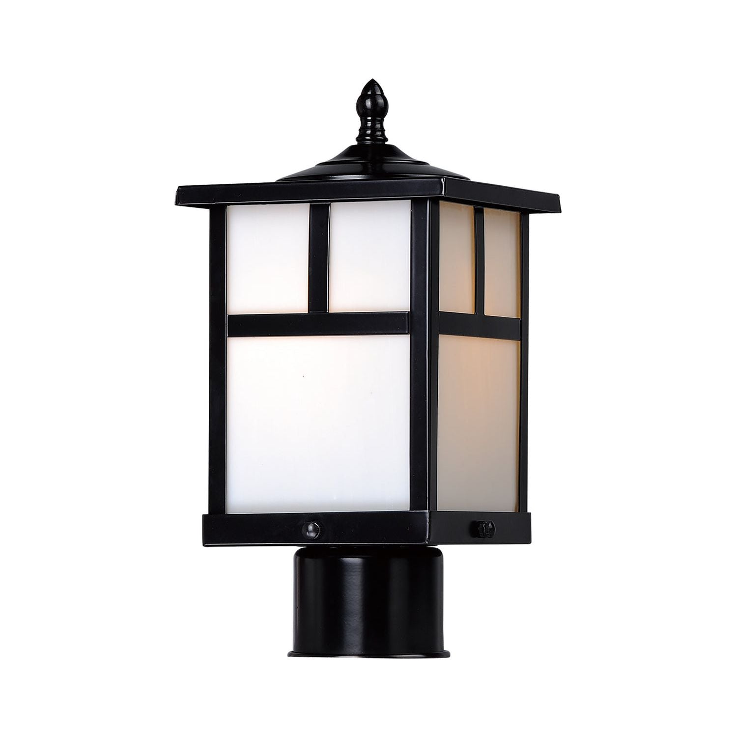 Maxim - 4055WTBK - One Light Outdoor Pole/Post Lantern - Coldwater - Black