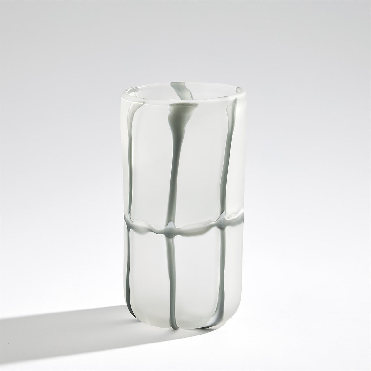 Crooked Line Grid Vases