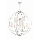 Crystorama - 2246-PN - Huit lumières Suspendu - Sylvan - Nickel poli