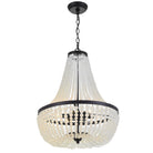 Crystorama - 608-MK - Six Lumières Suspendu - Rylee - Noir mat