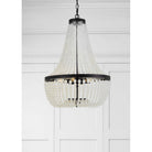 Crystorama - 608-MK - Six Lumières Suspendu - Rylee - Noir mat