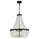 Crystorama - 608-MK - Six Lumières Suspendu - Rylee - Noir mat