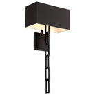 Crystorama - 8682-MK-WH - Two Light Wall Sconce - Alston - Matte Black + White