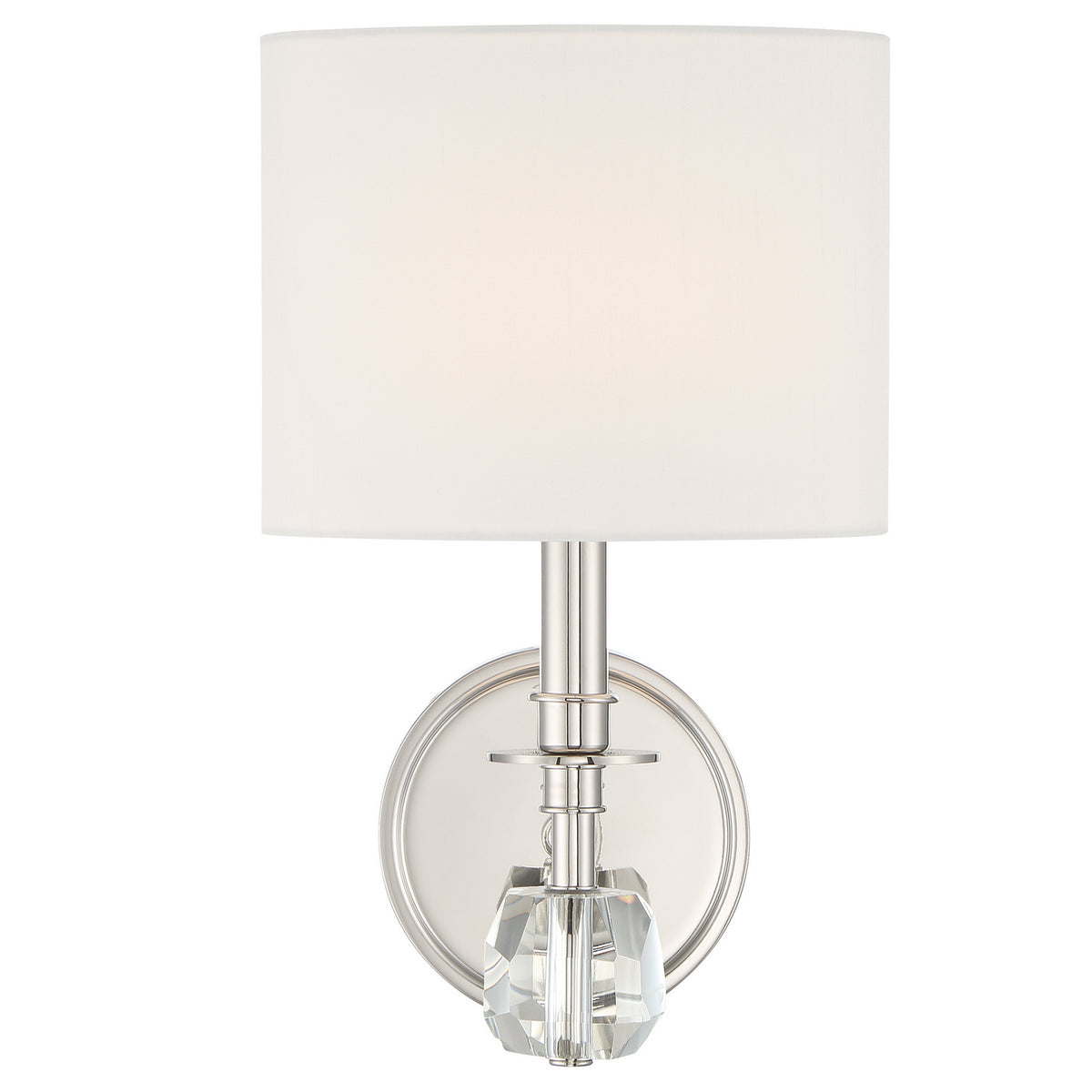 Crystorama - CHI-211-PN - Une lampe Murale - Carillons - Nickel poli