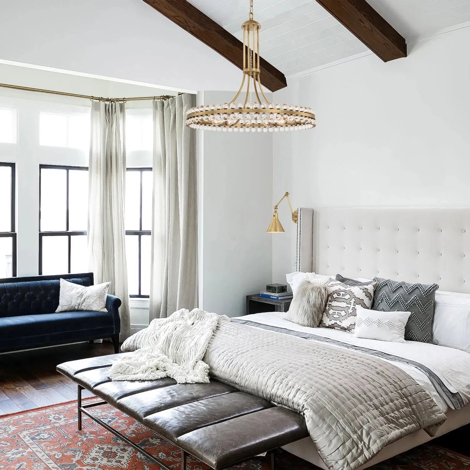 Crystorama - Clover Eight Light Chandelier - CLO-8898-AG | Montreal Lighting & Hardware