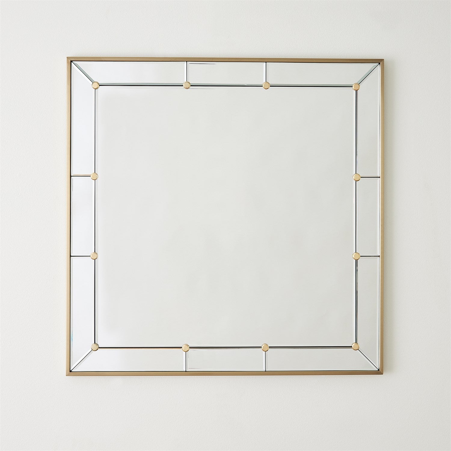 Square Stud Mirror