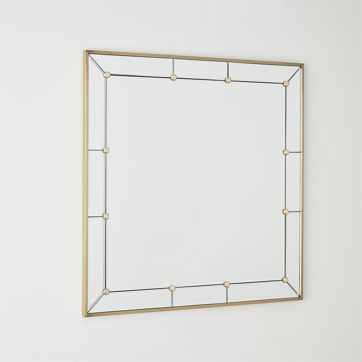 Square Stud Mirror