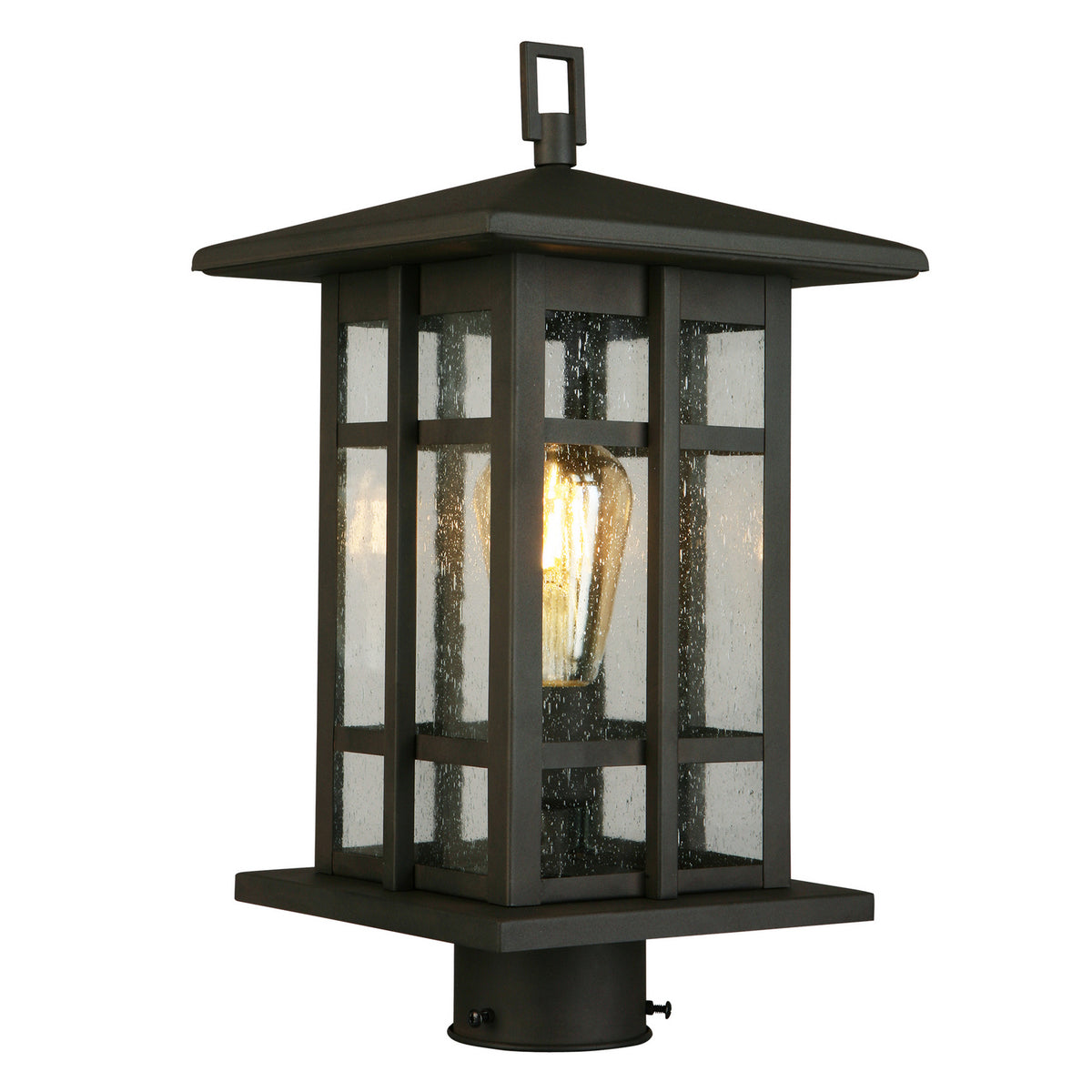 Eglo Canada - 202889A - One Light Outdoor Post Mount - Arlington Creek - Matte Bronze