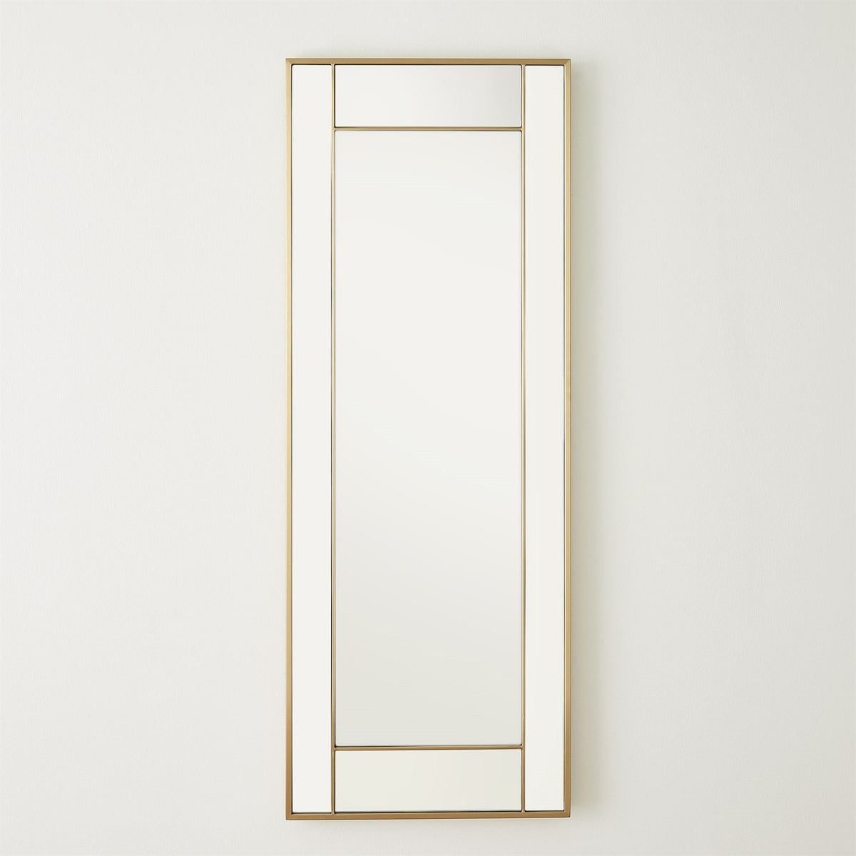 Block Framed Rectangle Mirror