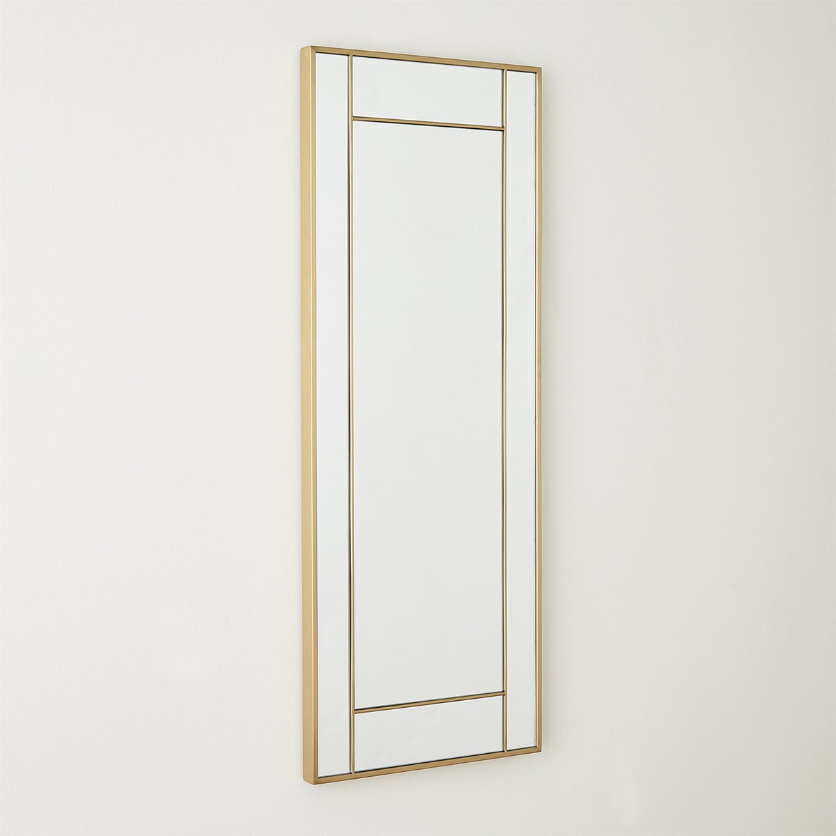 Block Framed Rectangle Mirror