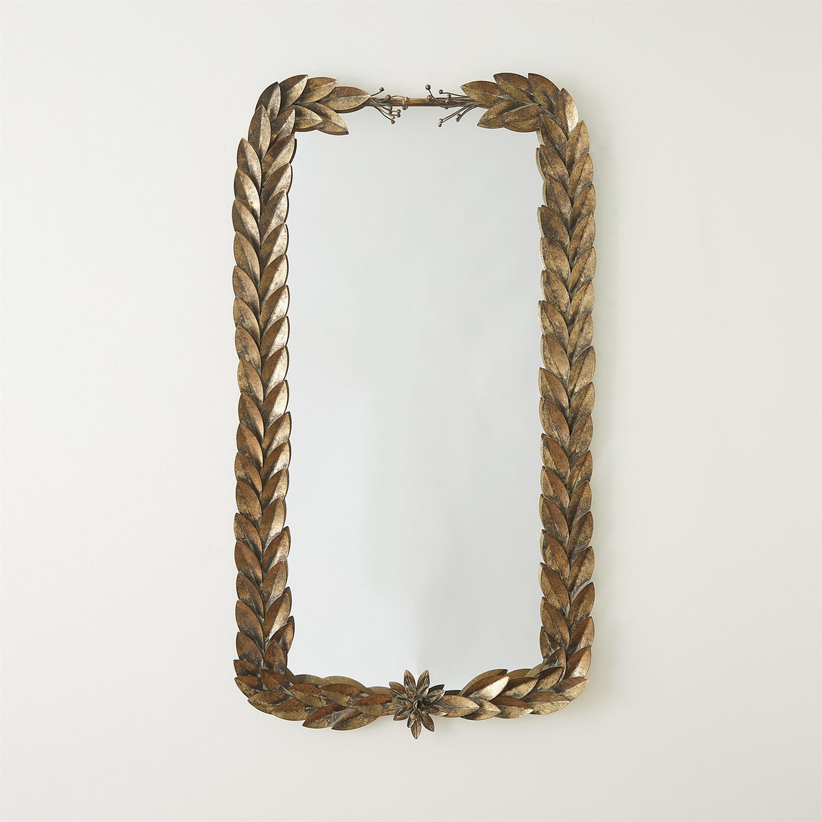 Rectangle Greek Laurel Mirror