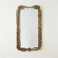 Rectangle Greek Laurel Mirror