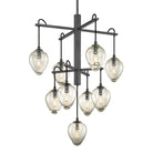 Troy Lighting Canada - F6207-GRA/BCR - Neuf lampes Suspendu - Brixton - Graphite/Chrome noir