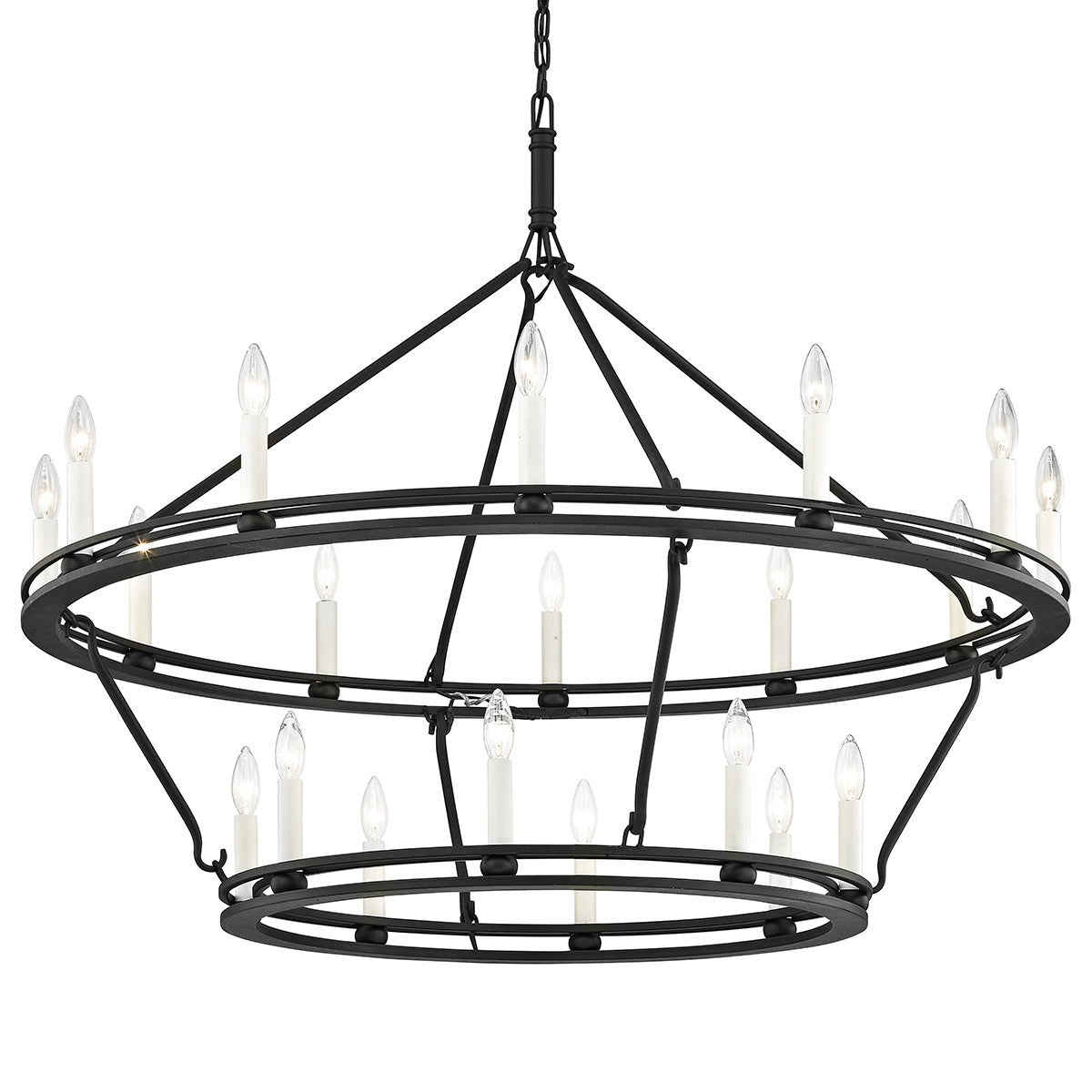 Troy Lighting Canada - F6239-TBK - 20 lampes Suspendu - Sutton - Noir texturé
