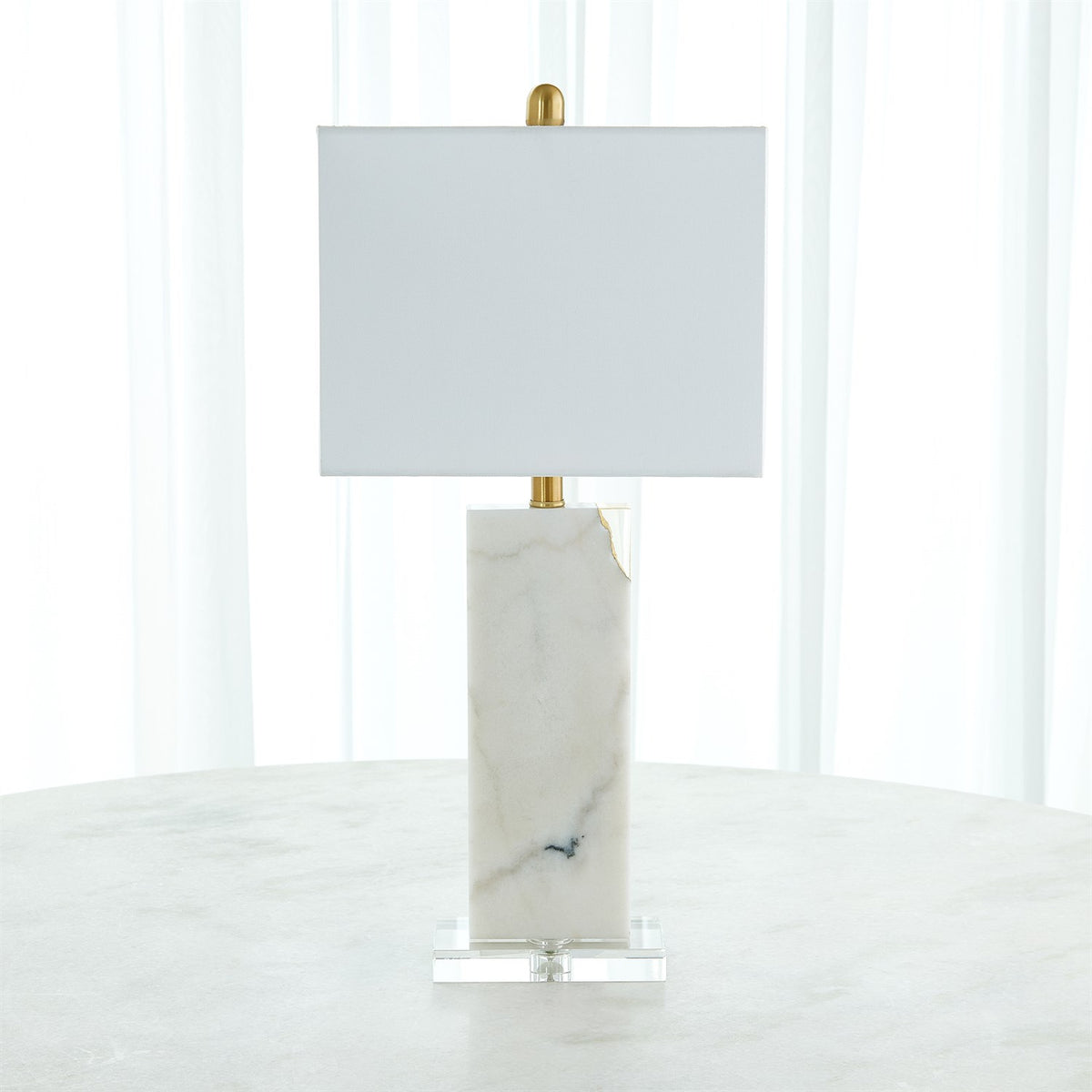 Marbre/Cristal Lampe de table