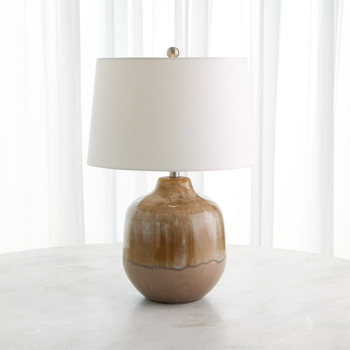 Earth Glazed Table Lamp