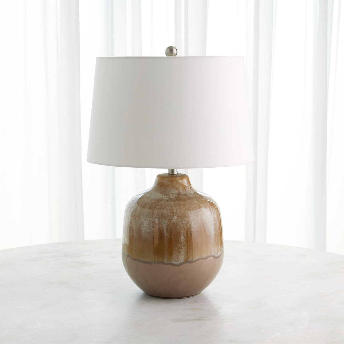 Earth Glazed Table Lamp